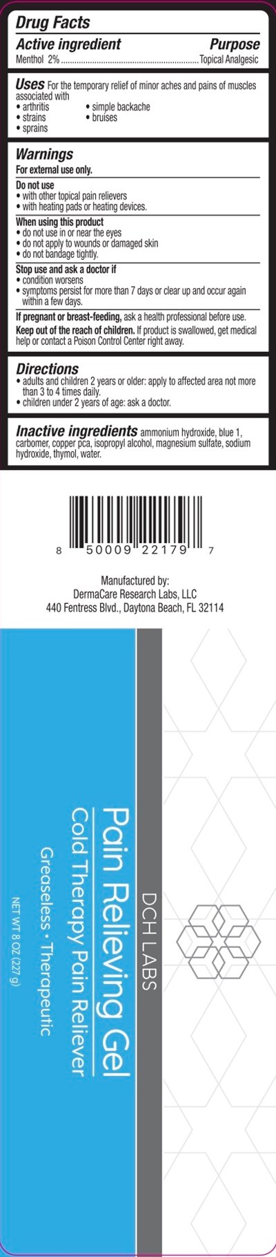 Label (Dch 8iceg 33 Pain Relief Gel)